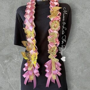Graduation Lei Birthday Lei Money Lei, Senior Lei Custom made Lei’s Senior Grad